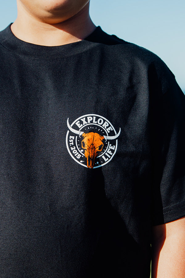 Kids Bull Territory Classic Tee - Black