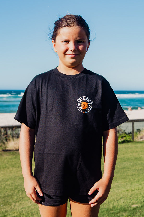 Kids Bull Territory Classic Tee - Black