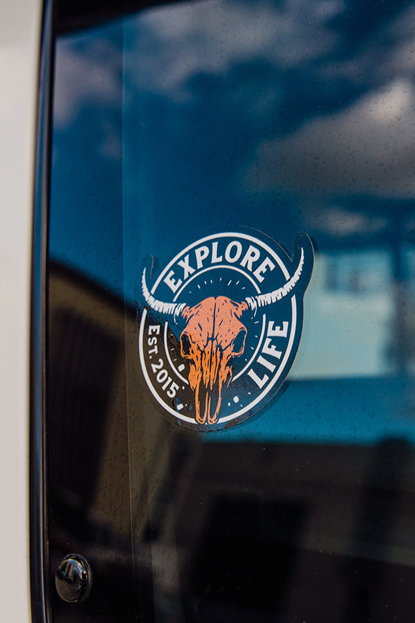 Explore Bull Territory Sticker