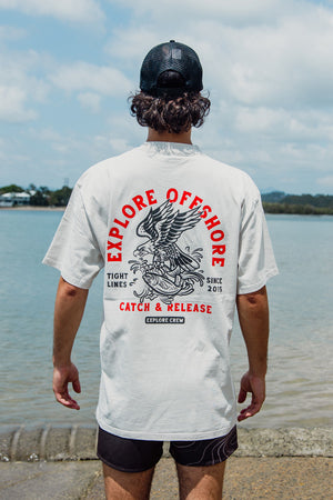 Catch & Release Heavy Tee - Bone