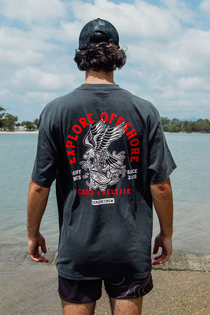 Catch & Release Heavy Tee - Black