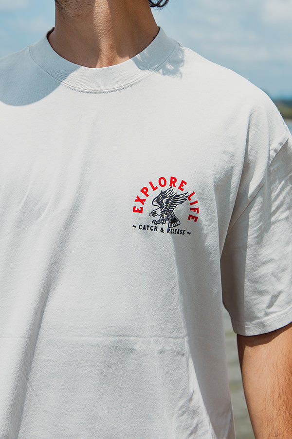 Catch & Release Heavy Tee - Bone