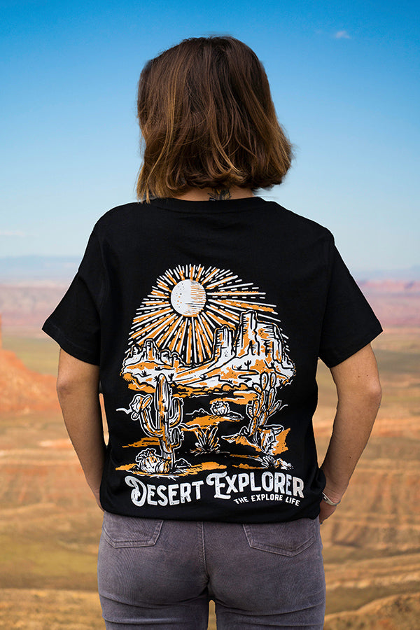 Womens Desert Explorer Tee - Black