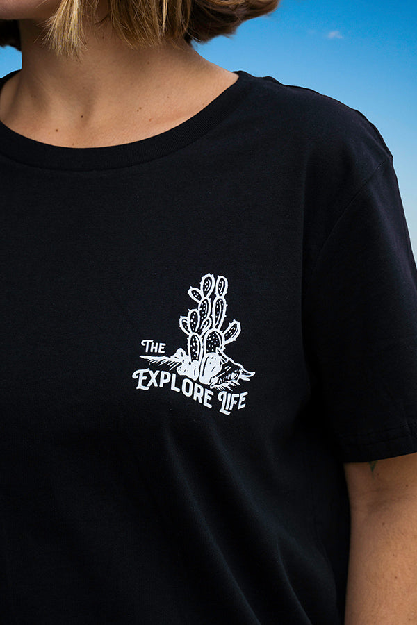 Womens Desert Explorer Tee - Black