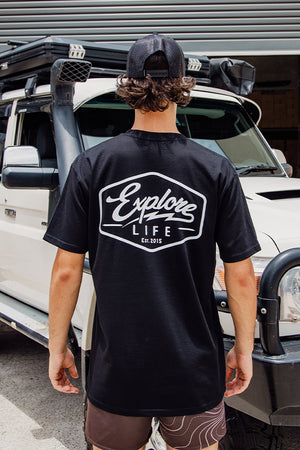Explore Life Established Classic Tee - Black