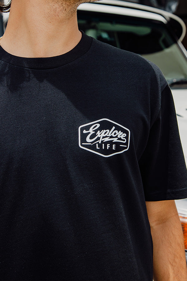 Explore Life Established Classic Tee - Black