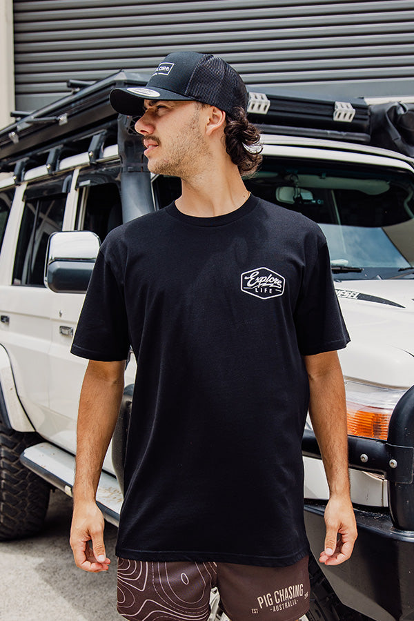 Explore Life Established Classic Tee - Black