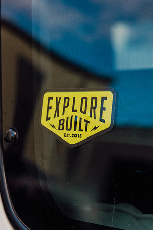 Explore Built Sticker