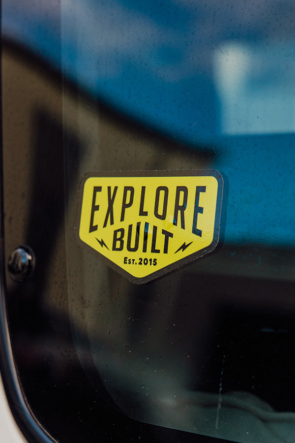 Explore Built Sticker