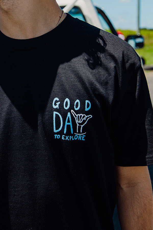 Good Day to Explore - Classic Tee - Black