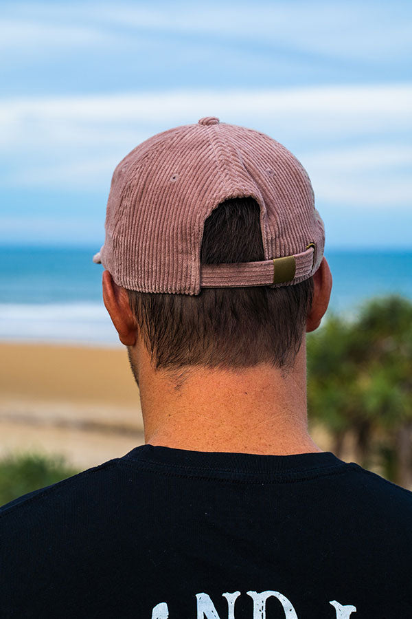 Happy Days Corduroy Cap - Hazy Pink