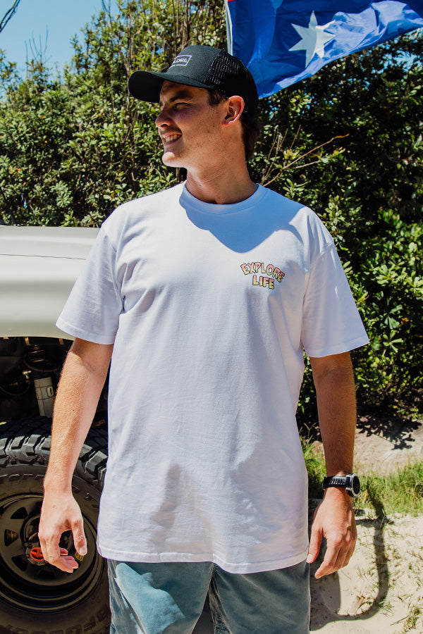 Lucky Country - Classic Tee - White