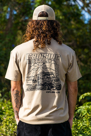 Cruising Australia Tee - Sand