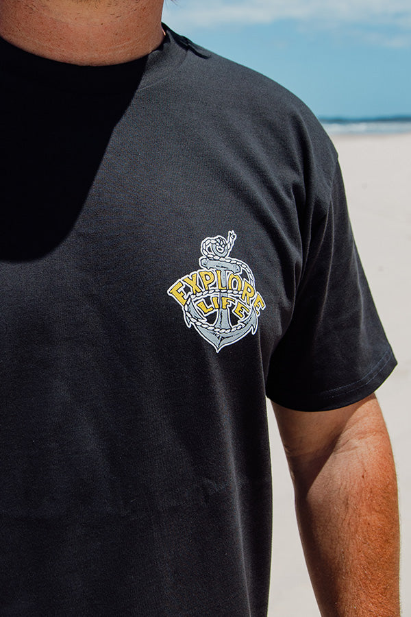 Sinkin Tins - Classic Tee - Coal