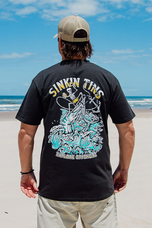 Sinkin Tins - Classic Tee - Coal