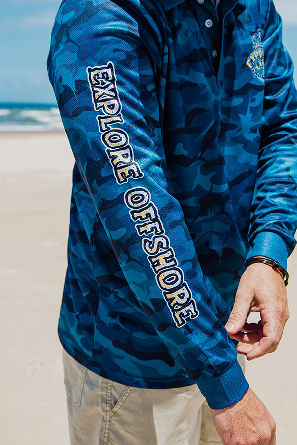 Sinkin Tins - Fishing Shirt - Navy