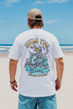Sinkin Tins - Classic Tee - White