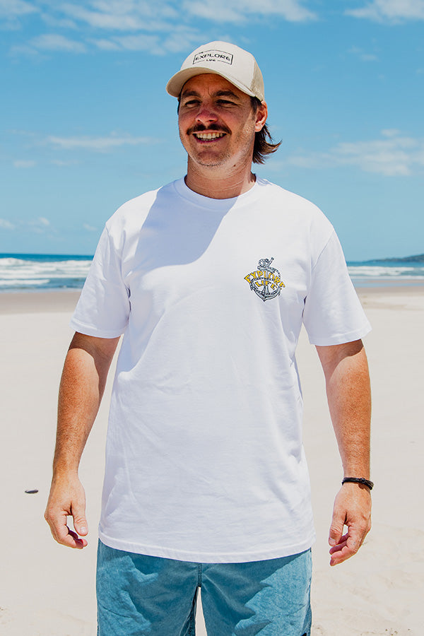 Sinkin Tins - Classic Tee - White