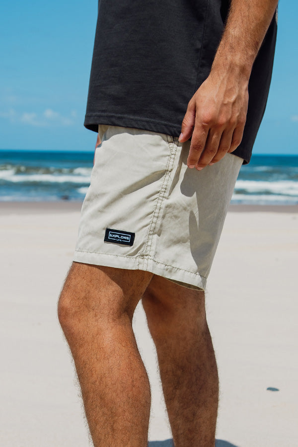 Explore Life Swim Short - Bone