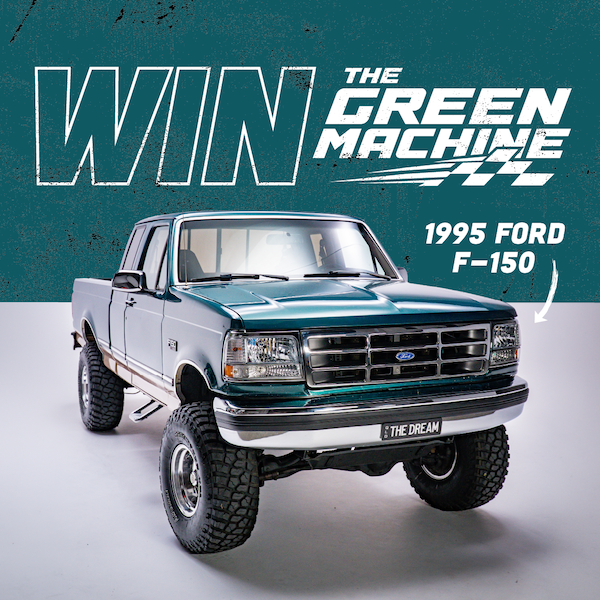 WIN The Green Machine, 1 Day Membership + 40x Free Entries