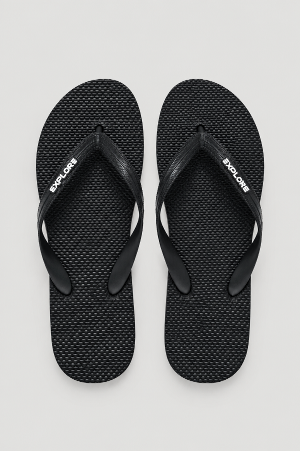 Explore Life Thongs - Black