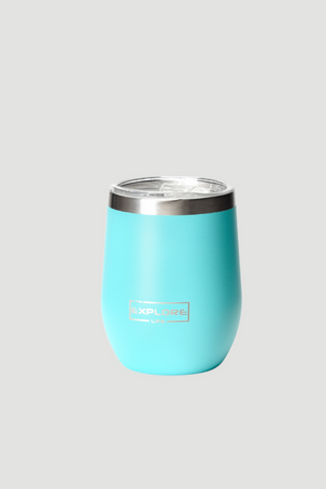 EXPLORE LIFE WINE TUMBLER - TEAL