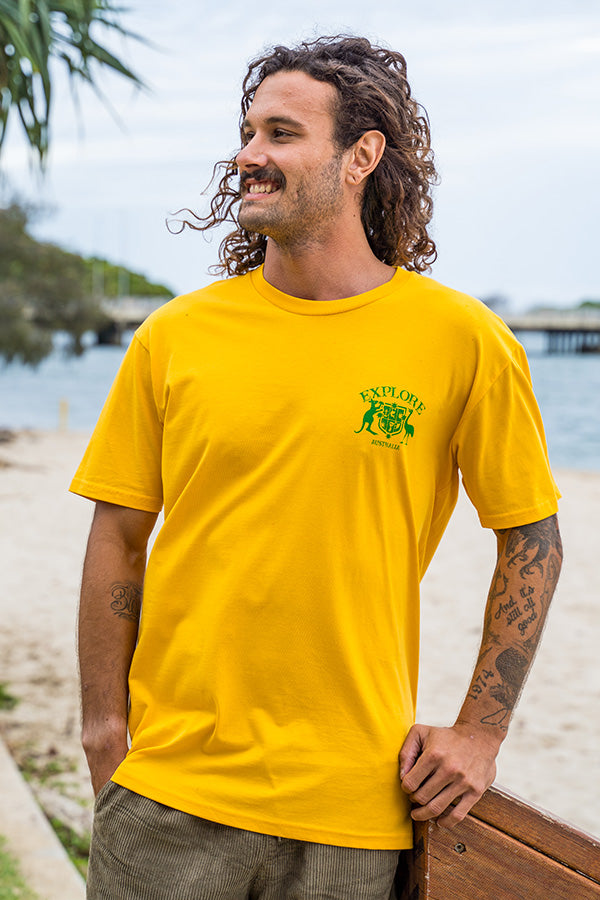 2024 Aussie Day Tee - Gold