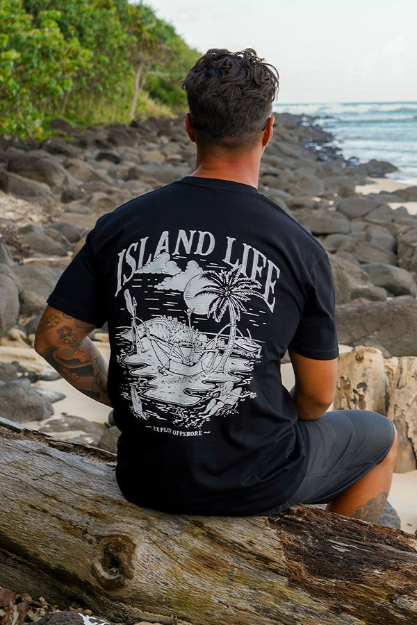 Island Life Tee - Black