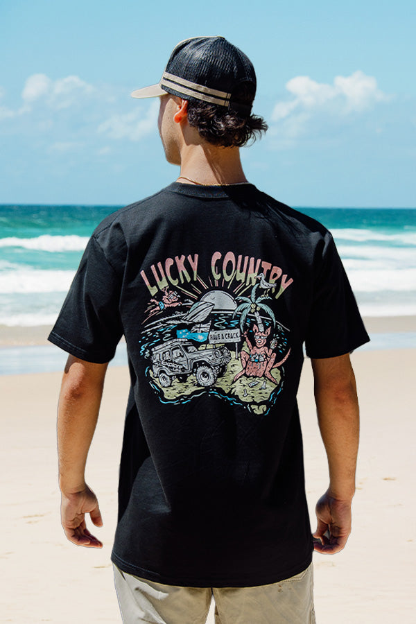 Lucky Country - Classic Tee - Black