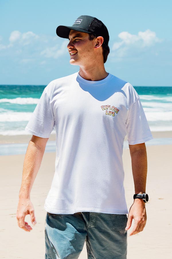 Lucky Country - Classic Tee - White