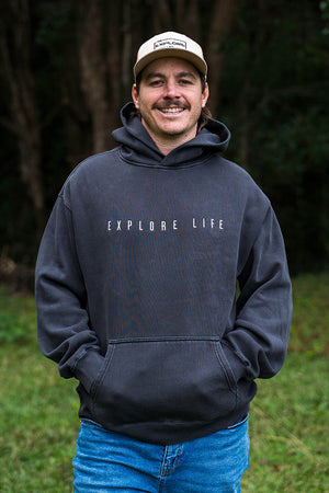 Explore Life Premium Hood - Faded Black