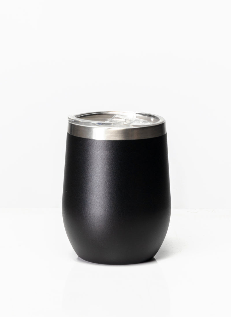 EXPLORE LIFE WINE TUMBLER - BLACK