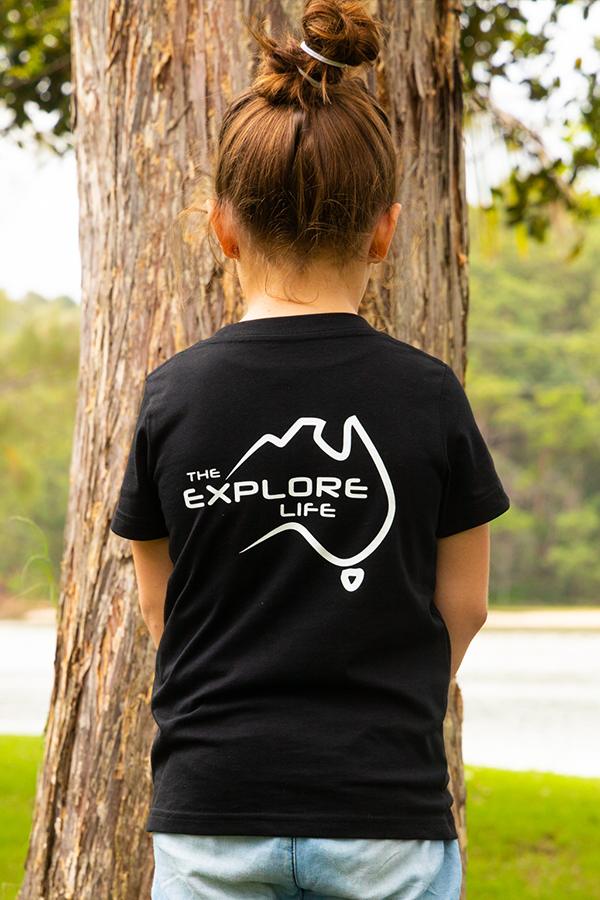 Kids / Youth Explore Life Tee - Black