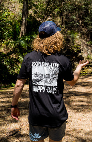Explore Life Mens Happy Days Tee