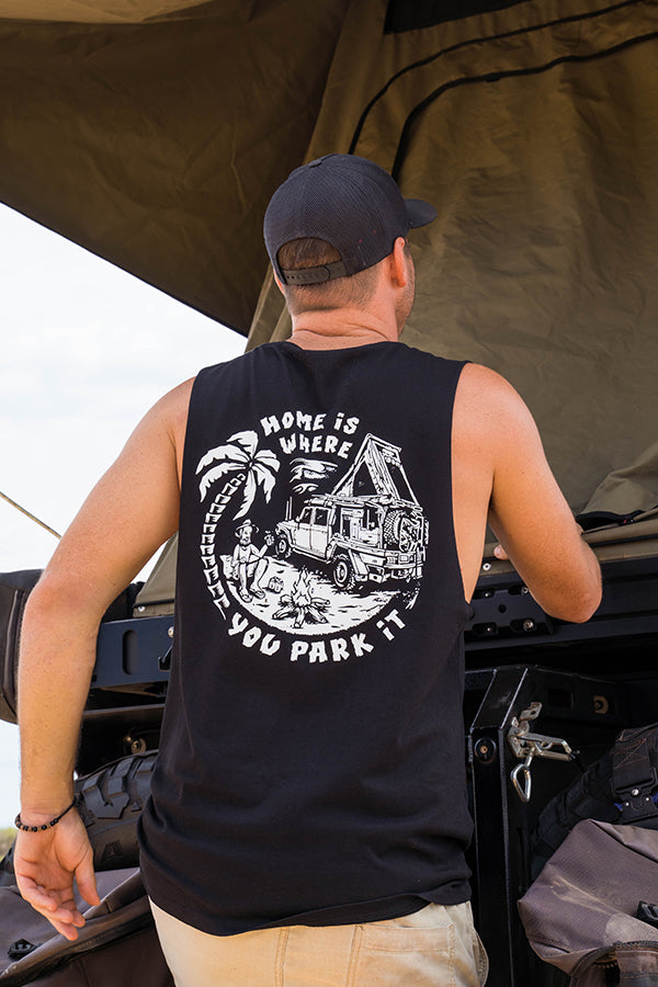 Home is Where You Park It (Rooftop Living) - Tank - Black
