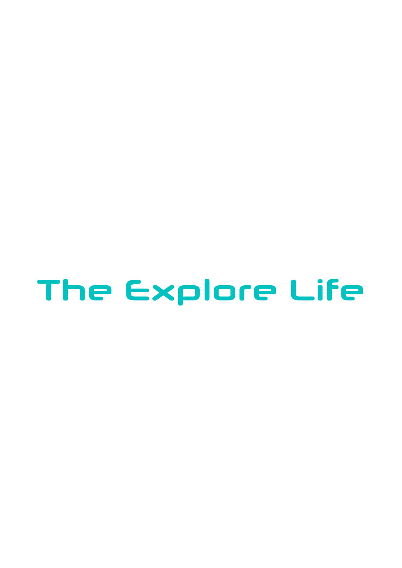 The Explore Life Windscreen Vinyl Sticker (88 x 6cm) - Teal