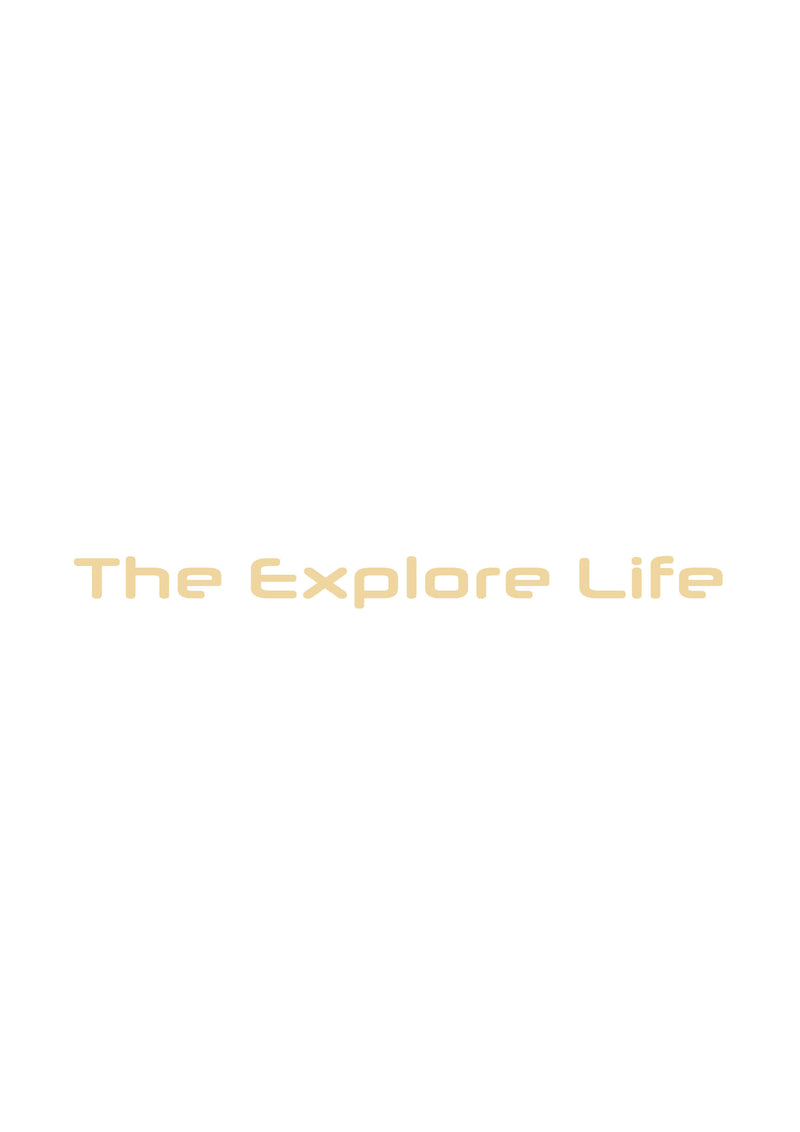 The Explore Life Windscreen Vinyl Sticker (88 x 6cm) - Sandy