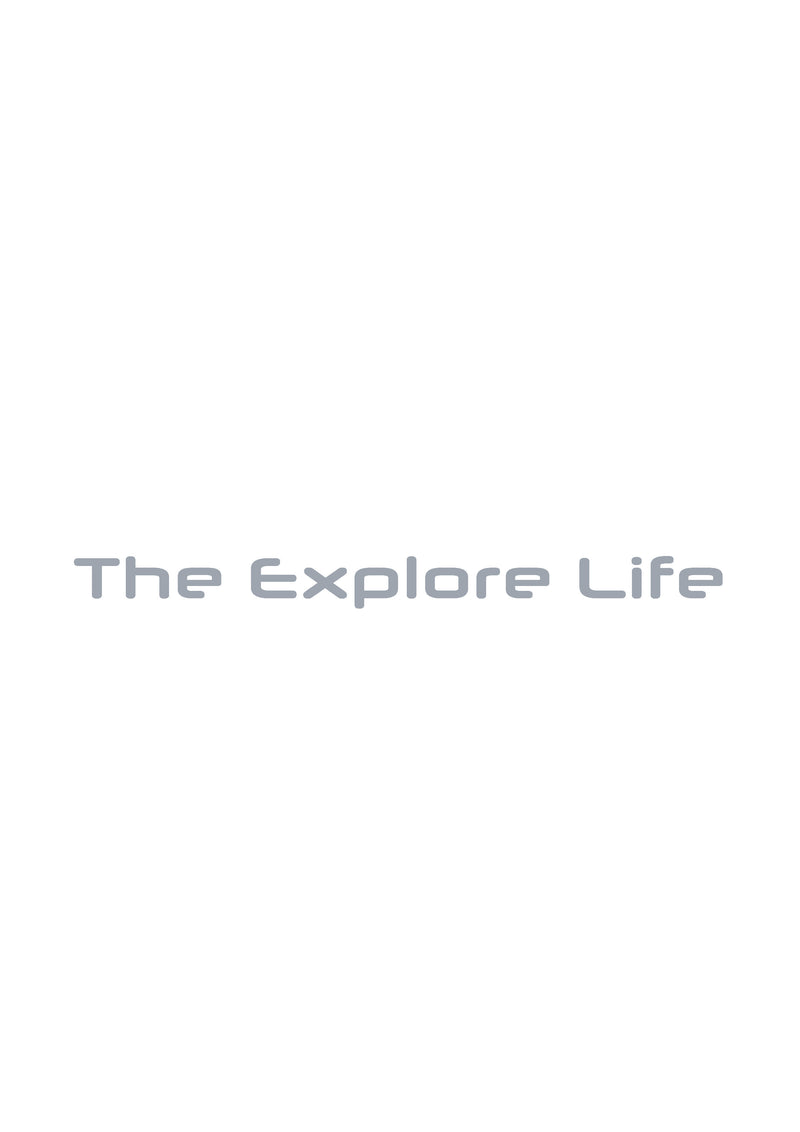 The Explore Life Windscreen Vinyl Sticker (88 x 6cm) - Silver