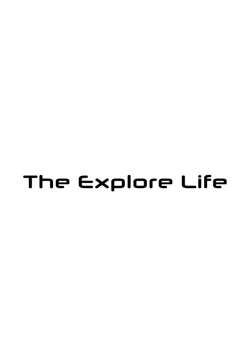 The Explore Life Windscreen Vinyl Sticker (88 x 6cm) - Black