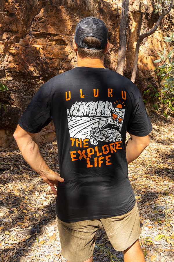 Explore Destinations: Uluru - Tee - Black